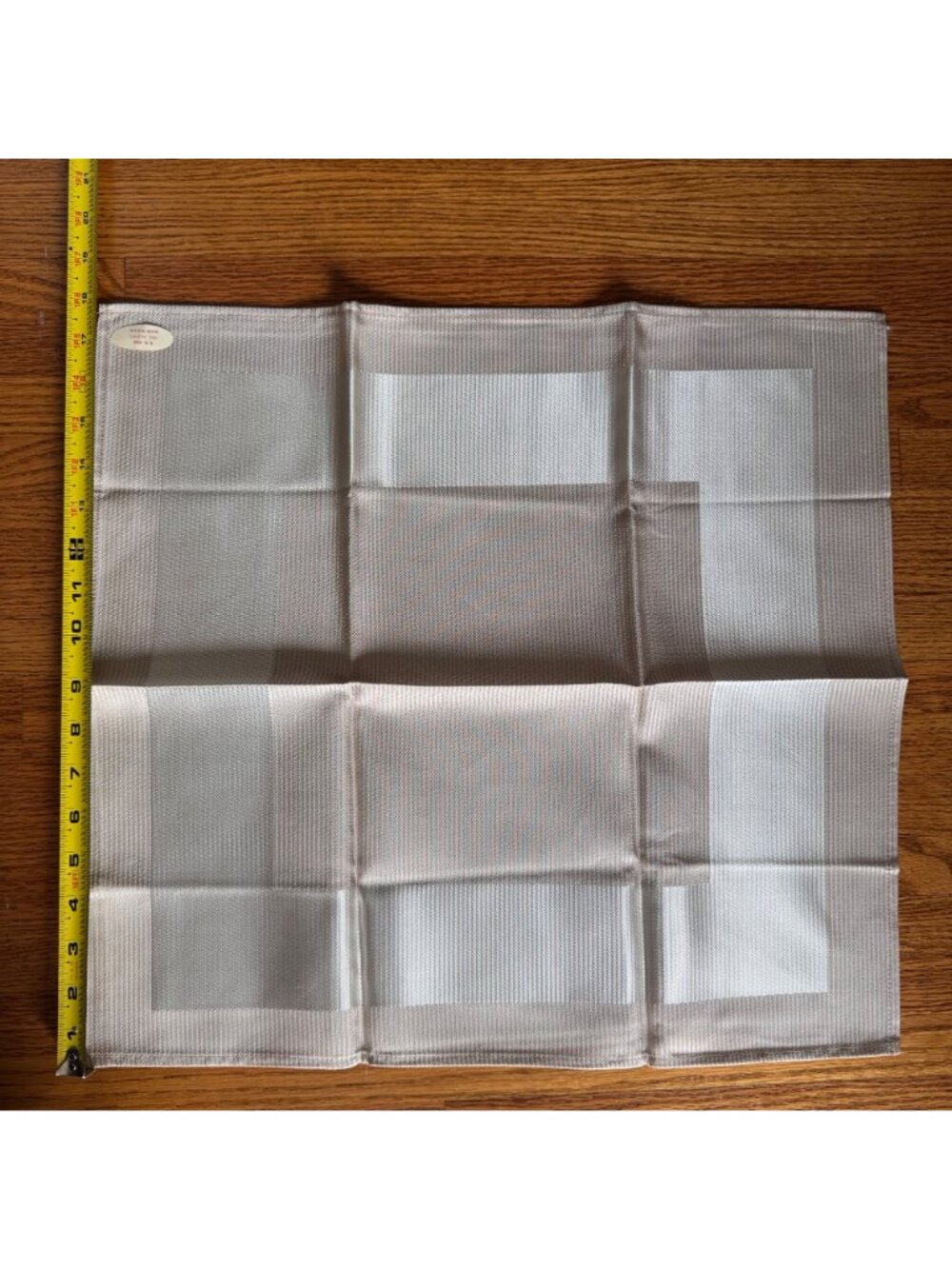 14 Crystal Glow Vintage Celanese Acetate Stain-Resistant Napkins Table Damask - Picture 3 of 12
